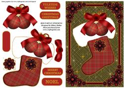 Red Tartan Stocking