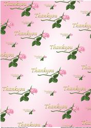 Pink Rose Gold Thankyou Background