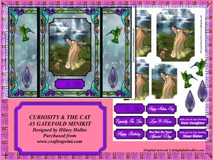Curiosity & the Cat A5 Gatefold Minikit