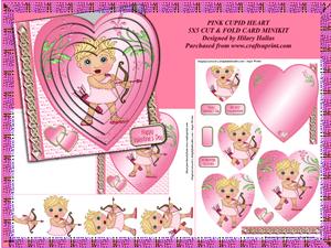 Pink Cupid Heart