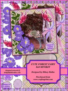 Cute Forest Fairy 8x8 Minikit