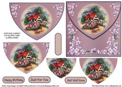 Cottage Garden Envelope Card