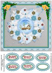 Snowy Christmas Wreath