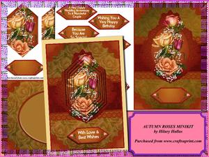 Autumn Roses Minikit