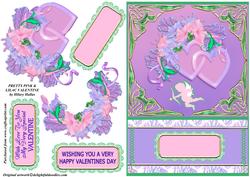Pretty Pink & Lilac Valentine