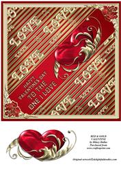 Red & Gold Valentine