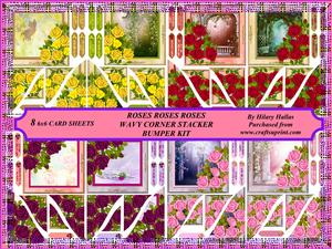 Roses Roses Roses Wavy Corner Stacker Bumper Kit