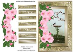 Apple Blossom Birds