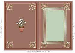 A Pot of Snowdrops Insert