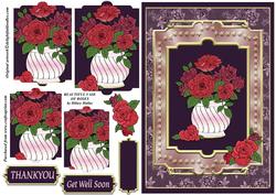 Beautiful Vase of Roses