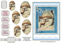 Deer in the Snow