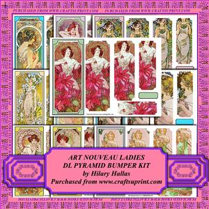 Art Nouveau Ladies Dl Pyramids