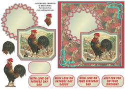 A Cockerel Crowing