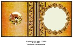Vintage Cottage Scene Ii Insert