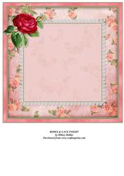 Roses & Lace Insert