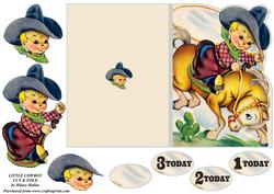 Little Cowboy Cut & Fold