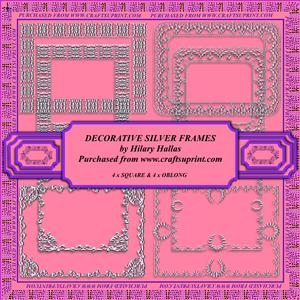Decorative Silver Frames