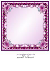 Shades of Purple Insert Panel