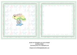 Baby on Weighing Scales Insert