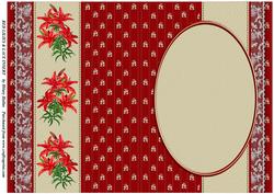 Red Lilies & Lace Insert