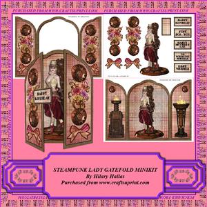 Steampunk Lady Gatefold Minikit