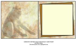 Gorgeous Monkey Male or Female Card Insert