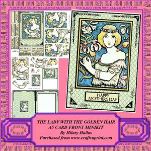 The Lady with Golden Hair A5 Card Front Minikit