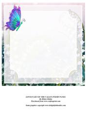 Lovely Lily of the Valley Insert