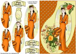 Lady in Orange