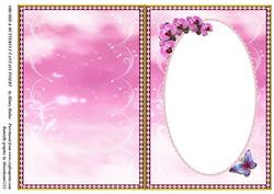 Orchid & Butterfly Fantasy Insert