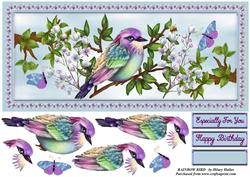 Rainbow Bird Large Dl