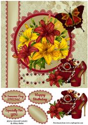 Red & Yellow Lillies