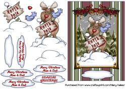 Rudolph at the North Pole