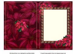 Poinsettia Insert
