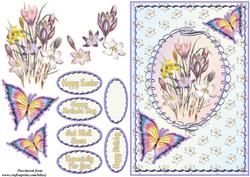 Spring Flowers & Butterflies