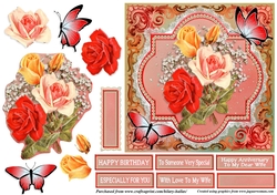 Mixed Coloured Roses