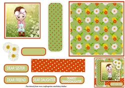 Lil Doll Nancy 5x5 Sketch Sheet