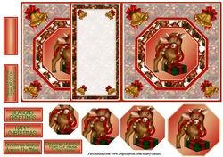 Little Reindeer No Hole Foldback