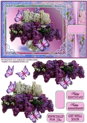Lilac & Butterflies