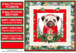 Christmas Pug