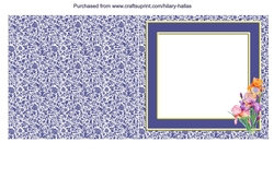 Watercolour Flower Insert