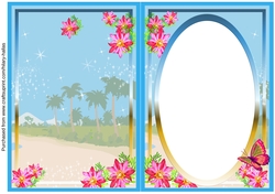 Tropical Beach Insert