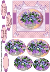 Glass Bowl of Lilac