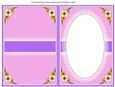 Pink & Purple Lacey Insert