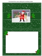 Green Santa & Rudolph Insert