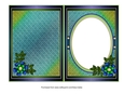 Blue & Green 5x7 Insert