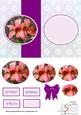 Pink Tiger Lillies Fold Back Card