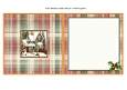 Plaid Snowy Christmas Insert