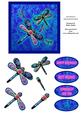 Glowing Dragonflies