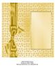 Gold Stars 8"x4" Insert